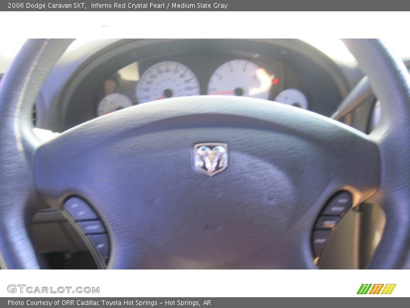 Inferno Red Crystal Pearl / Medium Slate Gray 2006 Dodge Caravan SXT