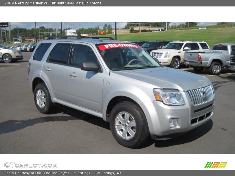 Brilliant Silver Metallic / Stone 2009 Mercury Mariner V6