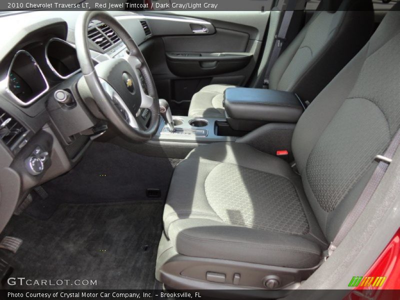 Red Jewel Tintcoat / Dark Gray/Light Gray 2010 Chevrolet Traverse LT