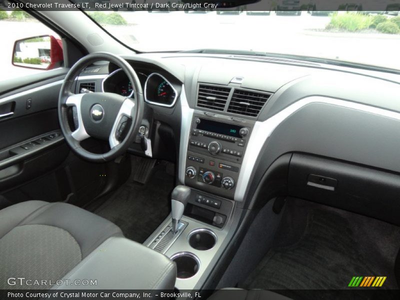 Red Jewel Tintcoat / Dark Gray/Light Gray 2010 Chevrolet Traverse LT