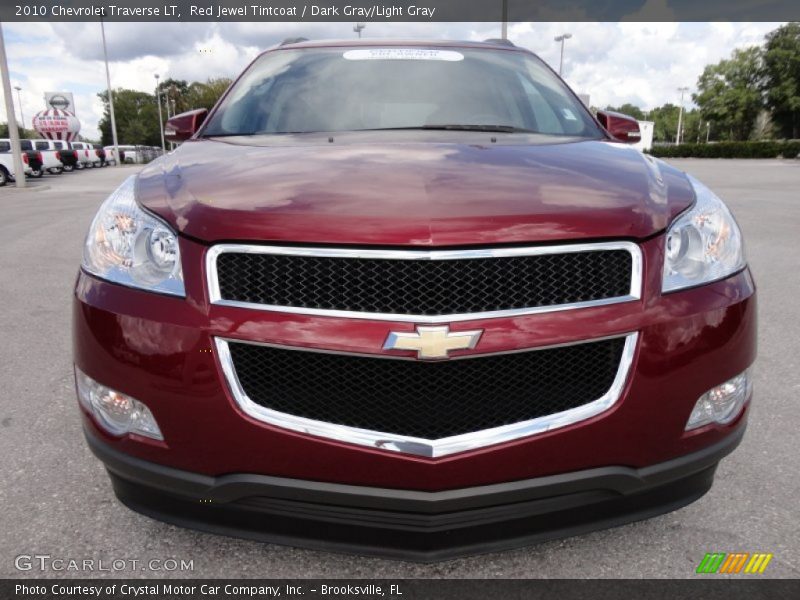 Red Jewel Tintcoat / Dark Gray/Light Gray 2010 Chevrolet Traverse LT