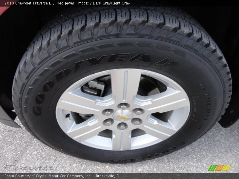 Red Jewel Tintcoat / Dark Gray/Light Gray 2010 Chevrolet Traverse LT