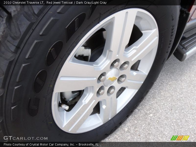 Red Jewel Tintcoat / Dark Gray/Light Gray 2010 Chevrolet Traverse LT