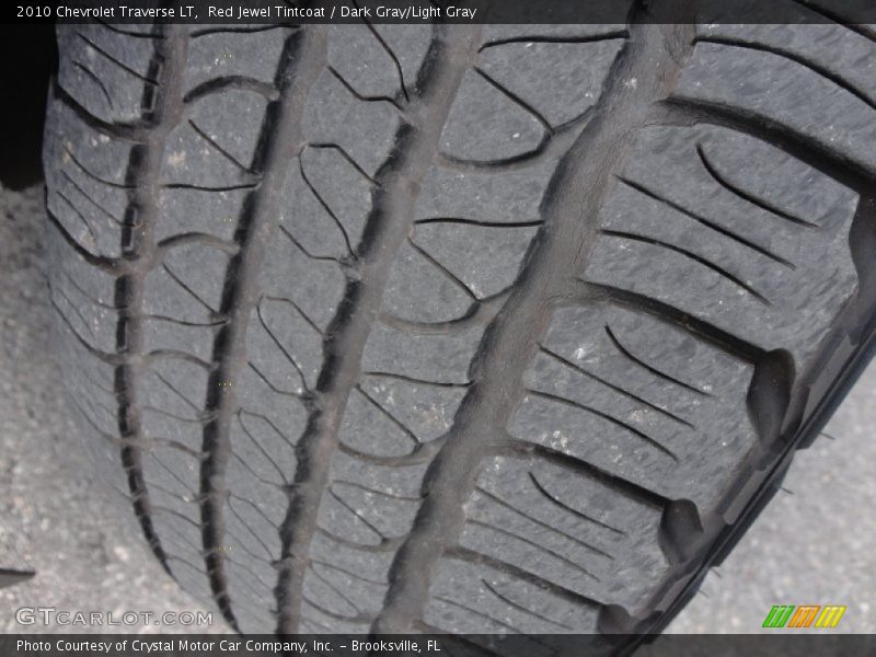 Red Jewel Tintcoat / Dark Gray/Light Gray 2010 Chevrolet Traverse LT