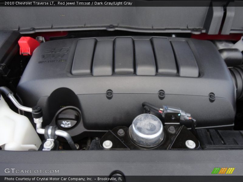Red Jewel Tintcoat / Dark Gray/Light Gray 2010 Chevrolet Traverse LT