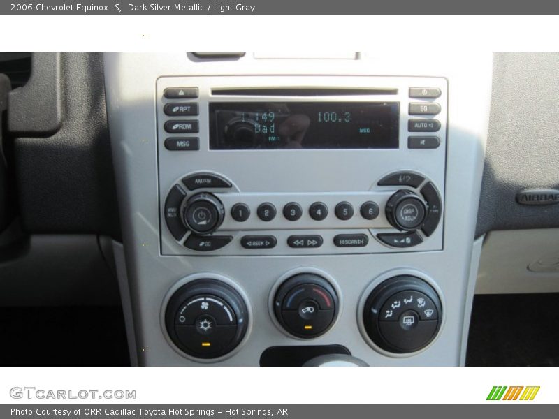 Dark Silver Metallic / Light Gray 2006 Chevrolet Equinox LS
