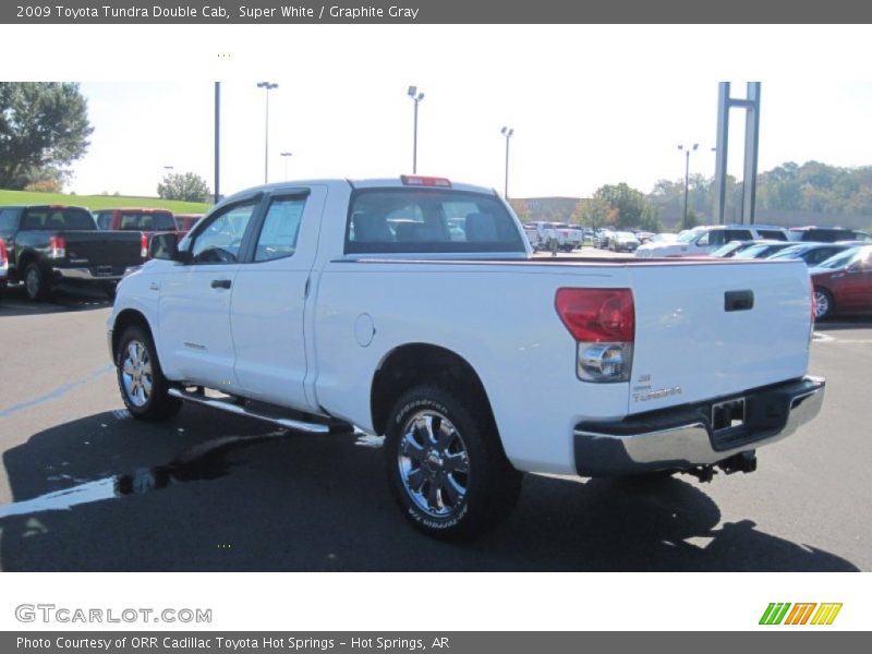 Super White / Graphite Gray 2009 Toyota Tundra Double Cab