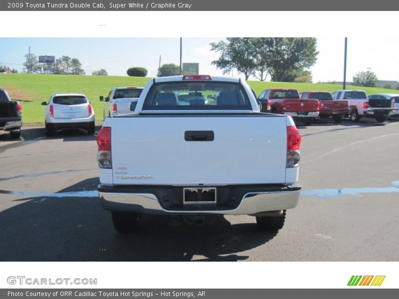 Super White / Graphite Gray 2009 Toyota Tundra Double Cab