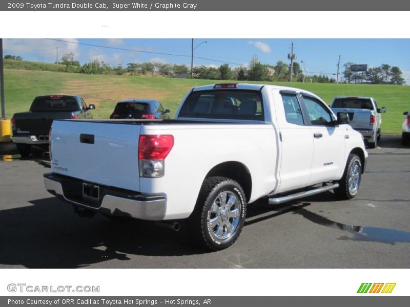 Super White / Graphite Gray 2009 Toyota Tundra Double Cab