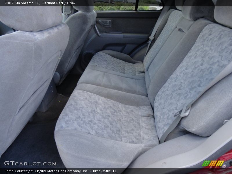 Radiant Red / Gray 2007 Kia Sorento LX