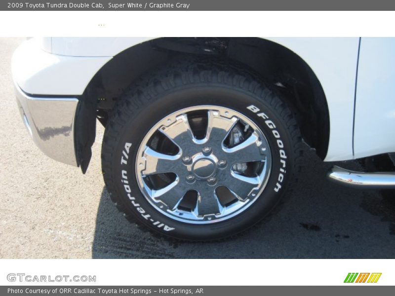 Super White / Graphite Gray 2009 Toyota Tundra Double Cab