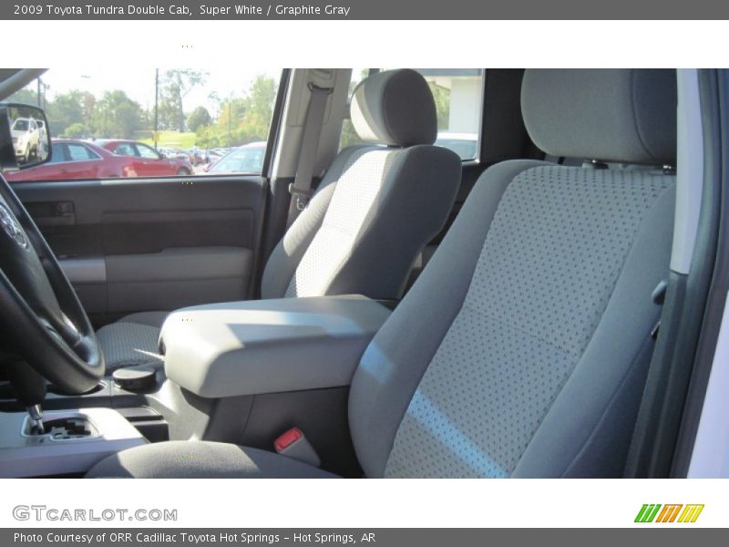 Super White / Graphite Gray 2009 Toyota Tundra Double Cab