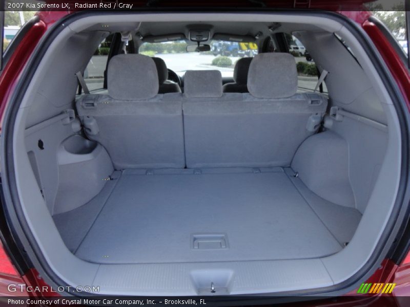 Radiant Red / Gray 2007 Kia Sorento LX