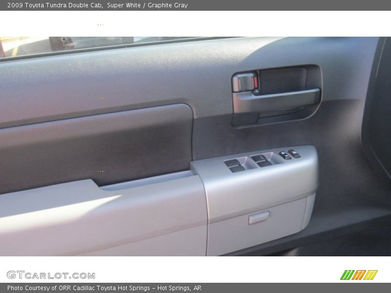 Super White / Graphite Gray 2009 Toyota Tundra Double Cab