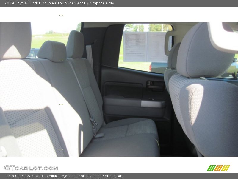 Super White / Graphite Gray 2009 Toyota Tundra Double Cab