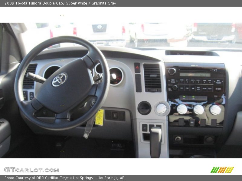 Super White / Graphite Gray 2009 Toyota Tundra Double Cab