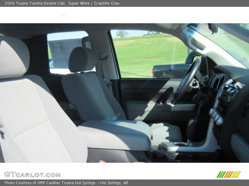 Super White / Graphite Gray 2009 Toyota Tundra Double Cab