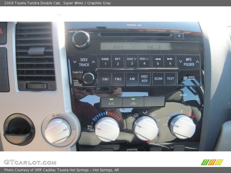 Super White / Graphite Gray 2009 Toyota Tundra Double Cab