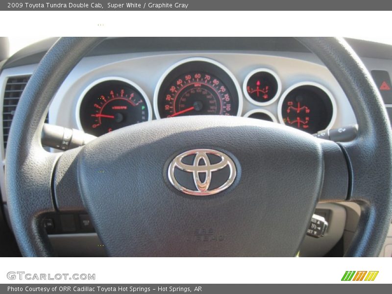 Super White / Graphite Gray 2009 Toyota Tundra Double Cab