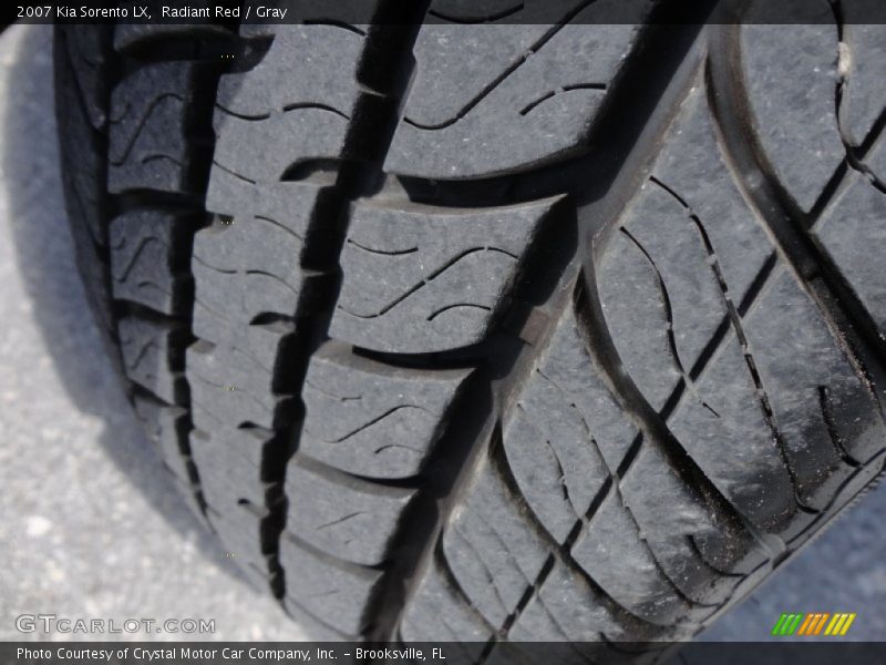 Radiant Red / Gray 2007 Kia Sorento LX