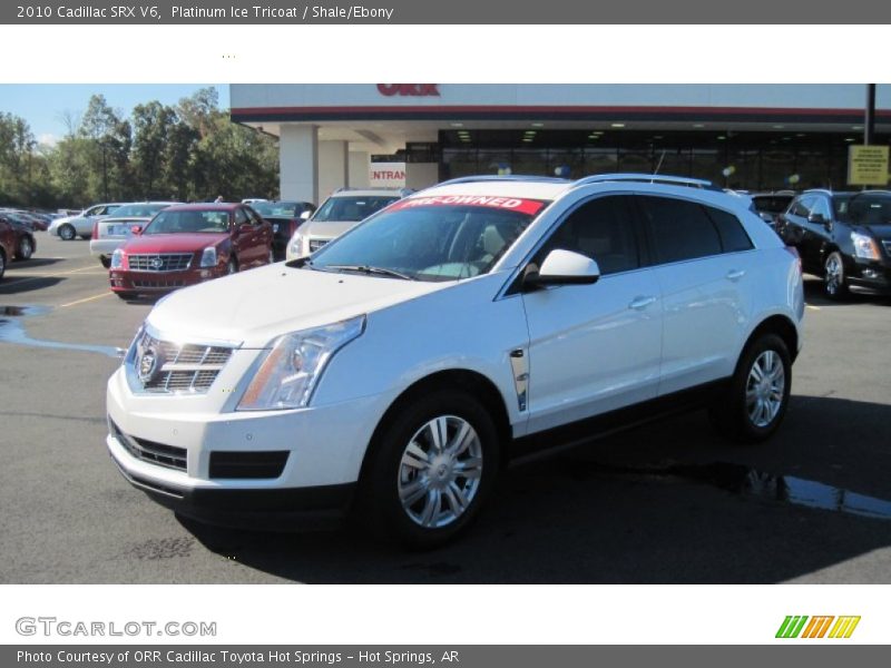 Platinum Ice Tricoat / Shale/Ebony 2010 Cadillac SRX V6