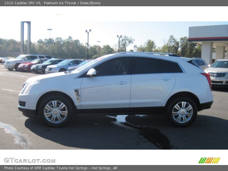 Platinum Ice Tricoat / Shale/Ebony 2010 Cadillac SRX V6