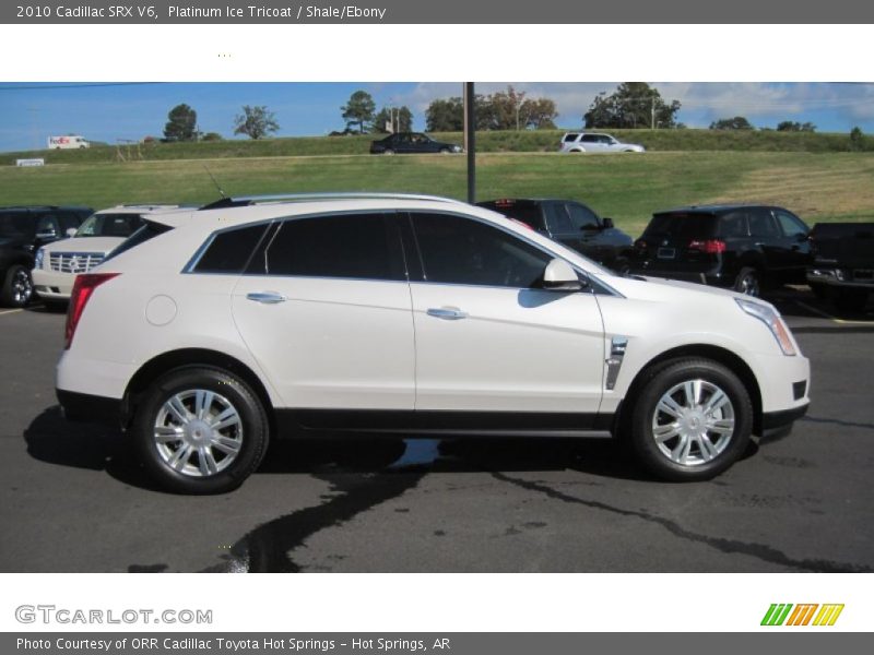 Platinum Ice Tricoat / Shale/Ebony 2010 Cadillac SRX V6