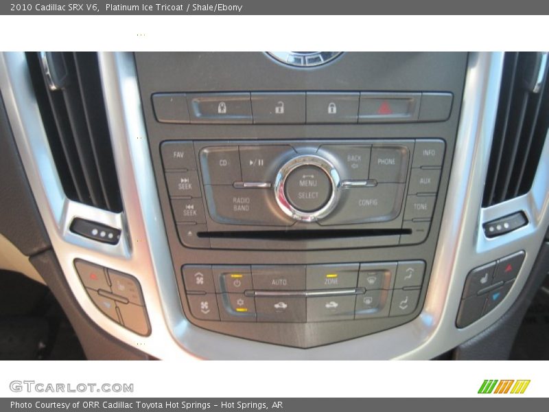 Platinum Ice Tricoat / Shale/Ebony 2010 Cadillac SRX V6