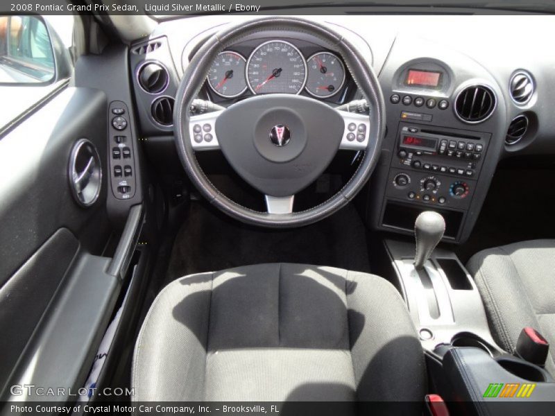 Liquid Silver Metallic / Ebony 2008 Pontiac Grand Prix Sedan