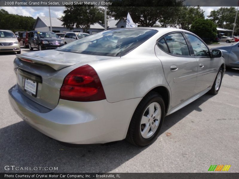 Liquid Silver Metallic / Ebony 2008 Pontiac Grand Prix Sedan