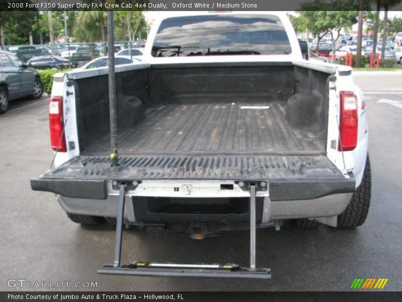 Oxford White / Medium Stone 2008 Ford F350 Super Duty FX4 Crew Cab 4x4 Dually