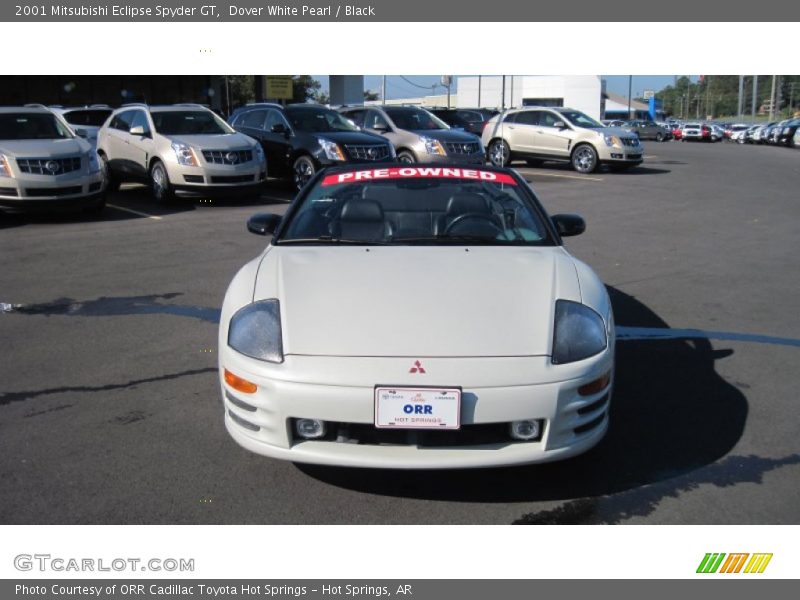 Dover White Pearl / Black 2001 Mitsubishi Eclipse Spyder GT