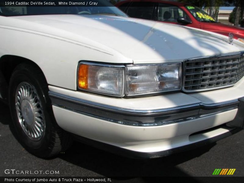 White Diamond / Gray 1994 Cadillac DeVille Sedan