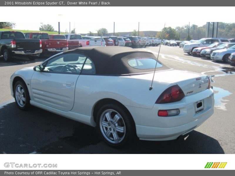 Dover White Pearl / Black 2001 Mitsubishi Eclipse Spyder GT