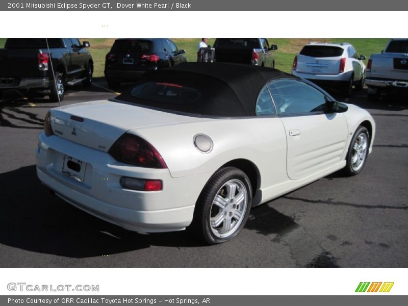 Dover White Pearl / Black 2001 Mitsubishi Eclipse Spyder GT