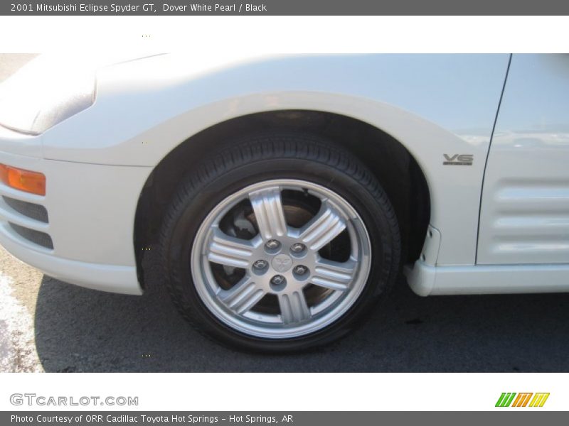 Dover White Pearl / Black 2001 Mitsubishi Eclipse Spyder GT