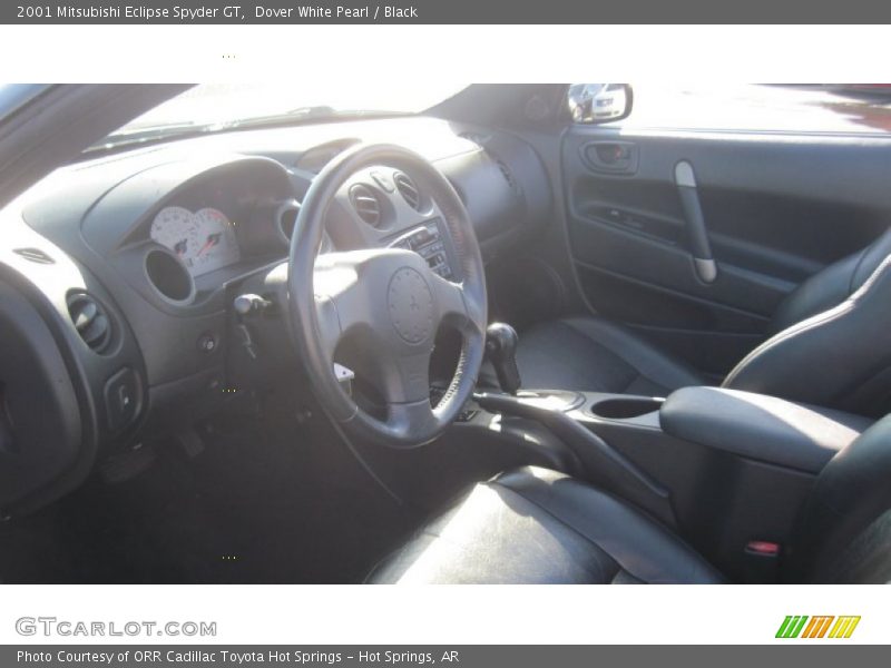 Dover White Pearl / Black 2001 Mitsubishi Eclipse Spyder GT
