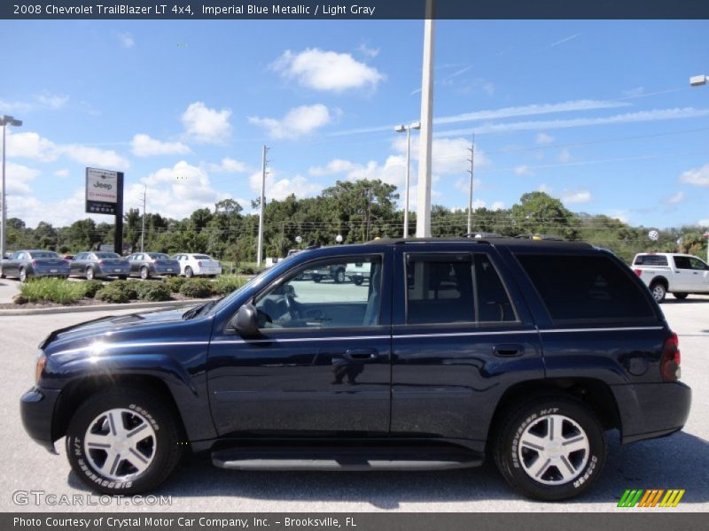 Imperial Blue Metallic / Light Gray 2008 Chevrolet TrailBlazer LT 4x4