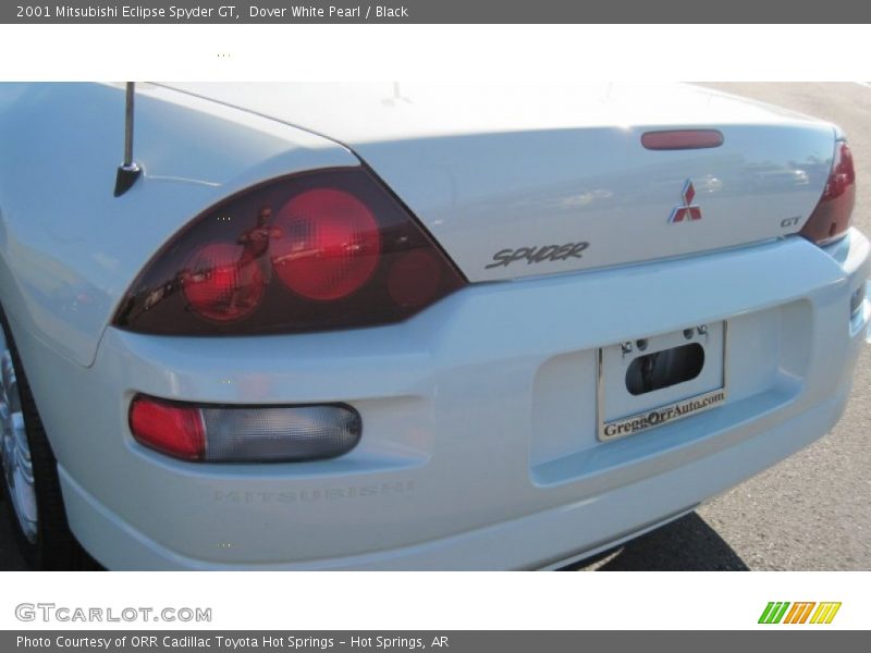 Dover White Pearl / Black 2001 Mitsubishi Eclipse Spyder GT