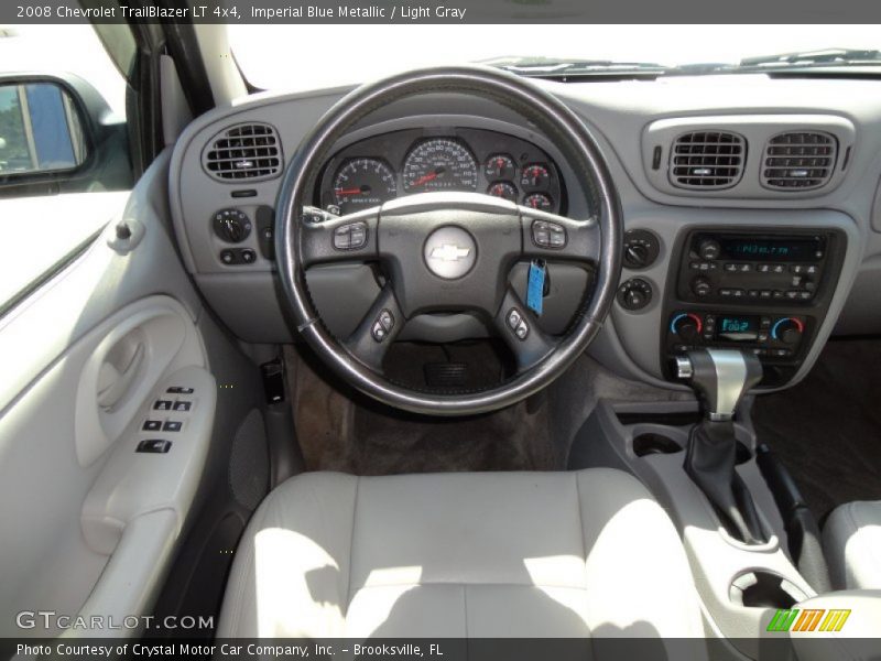 Imperial Blue Metallic / Light Gray 2008 Chevrolet TrailBlazer LT 4x4