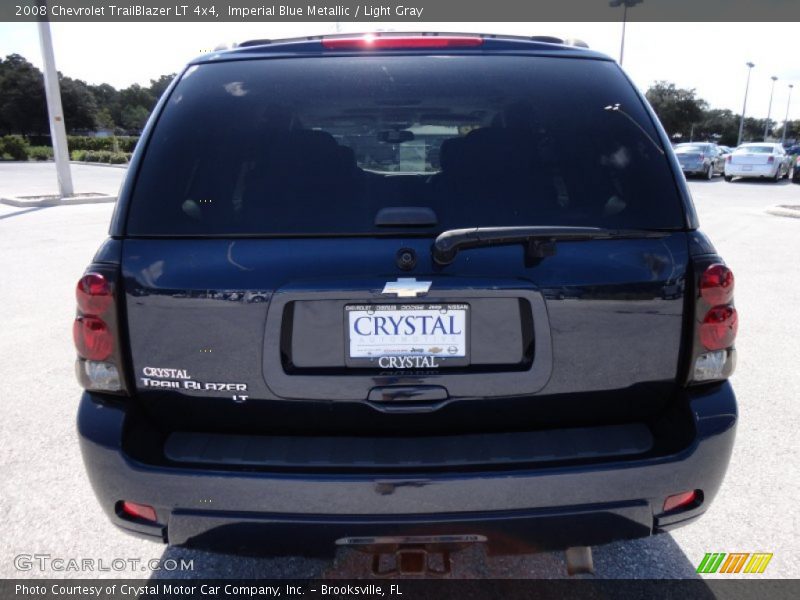 Imperial Blue Metallic / Light Gray 2008 Chevrolet TrailBlazer LT 4x4