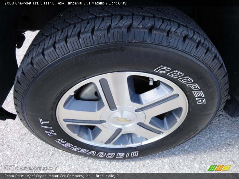 Imperial Blue Metallic / Light Gray 2008 Chevrolet TrailBlazer LT 4x4