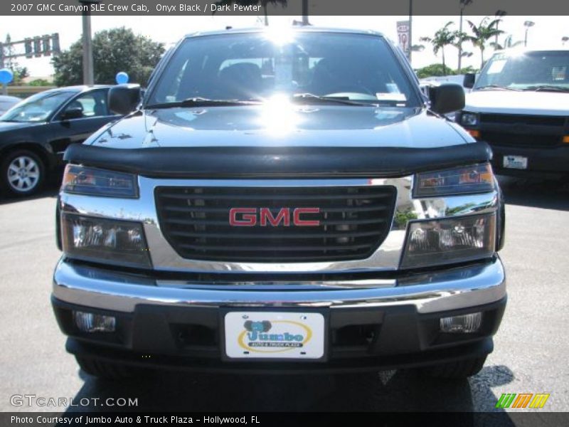 Onyx Black / Dark Pewter 2007 GMC Canyon SLE Crew Cab