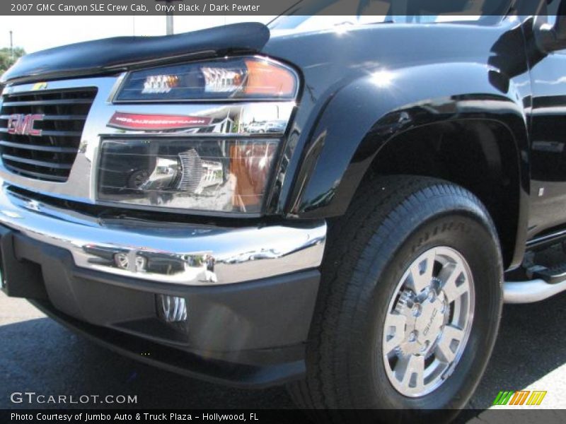 Onyx Black / Dark Pewter 2007 GMC Canyon SLE Crew Cab