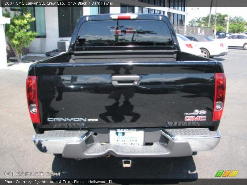 Onyx Black / Dark Pewter 2007 GMC Canyon SLE Crew Cab