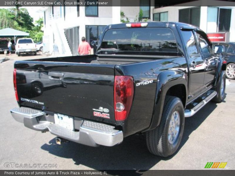 Onyx Black / Dark Pewter 2007 GMC Canyon SLE Crew Cab