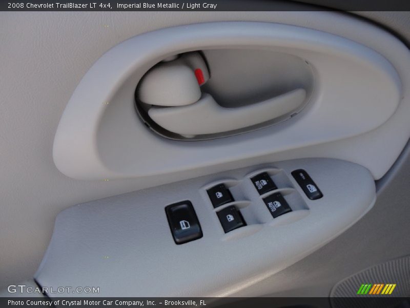 Imperial Blue Metallic / Light Gray 2008 Chevrolet TrailBlazer LT 4x4