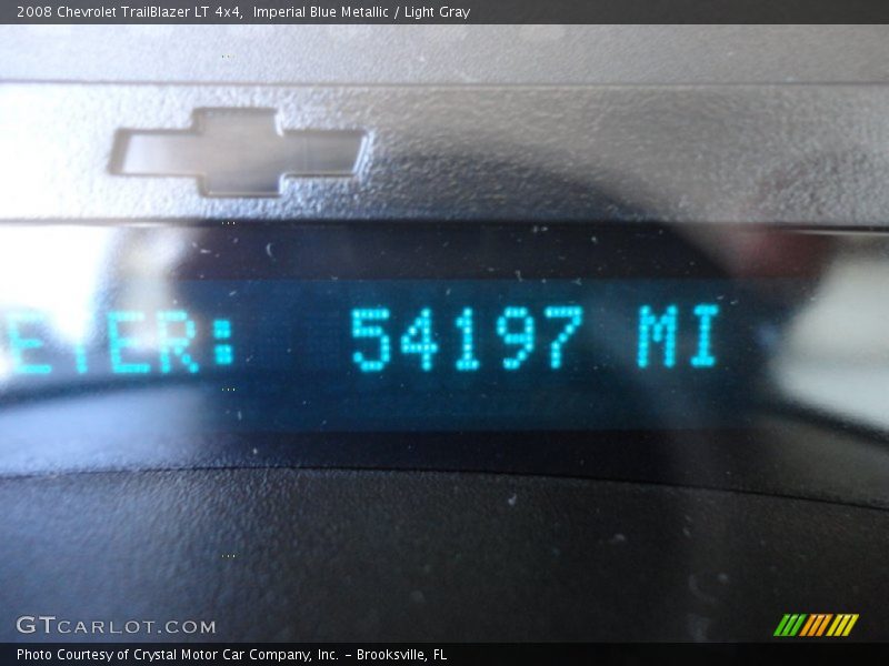 Imperial Blue Metallic / Light Gray 2008 Chevrolet TrailBlazer LT 4x4