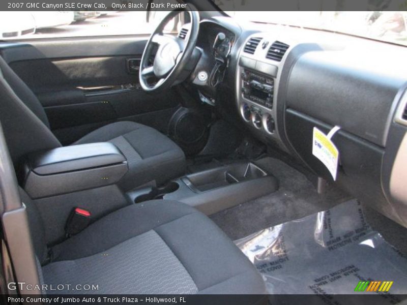  2007 Canyon SLE Crew Cab Dark Pewter Interior