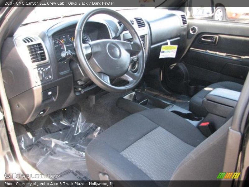 Dark Pewter Interior - 2007 Canyon SLE Crew Cab 